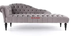 Sale Recamiere Desire Velvet Silbergrau Sofas & Couches