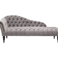Sale Recamiere Desire Velvet Silbergrau Sofas & Couches