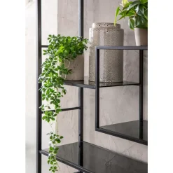 Regal Loft Schwarz 195X115 Regale