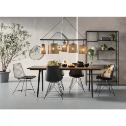 Regal Loft Schwarz 195X115 Regale