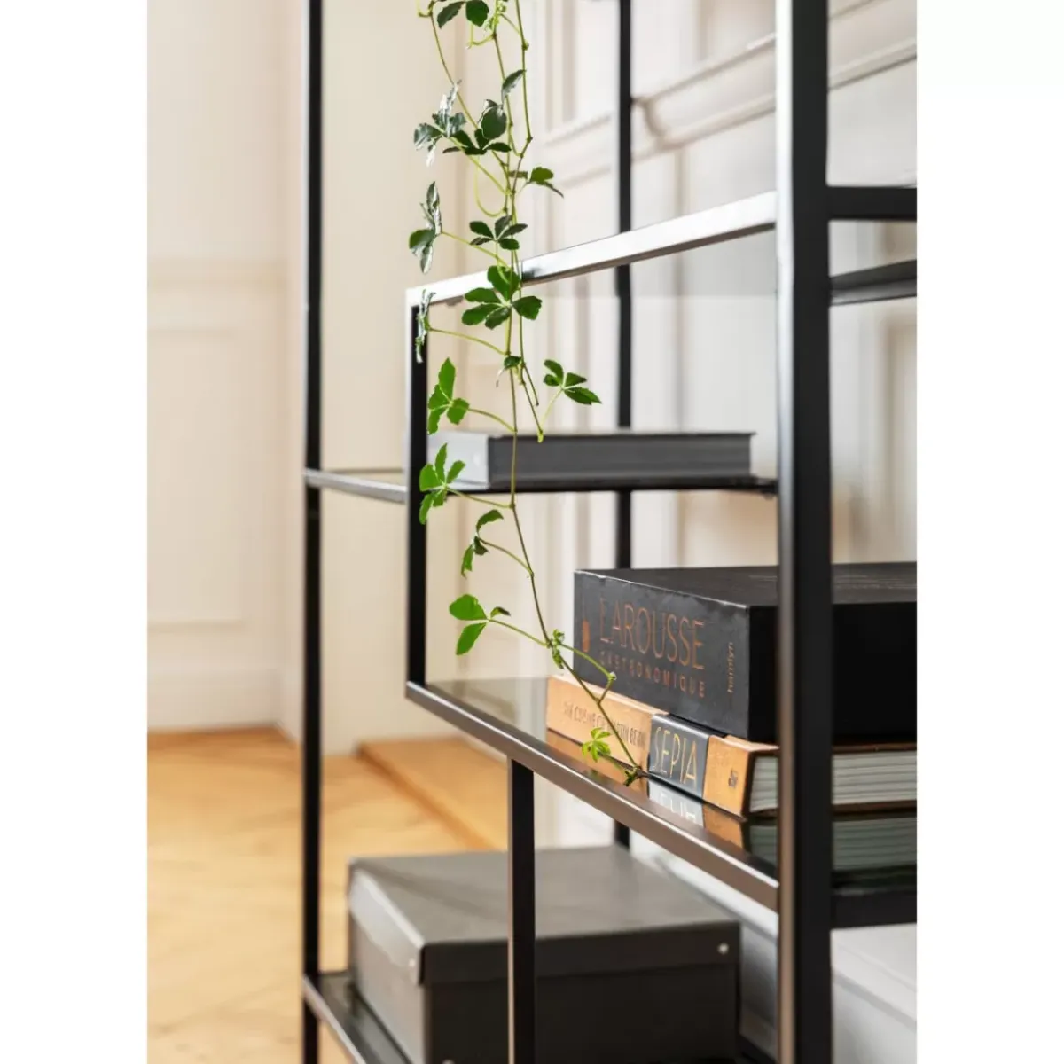 Regal Loft Schwarz 195X115 Regale