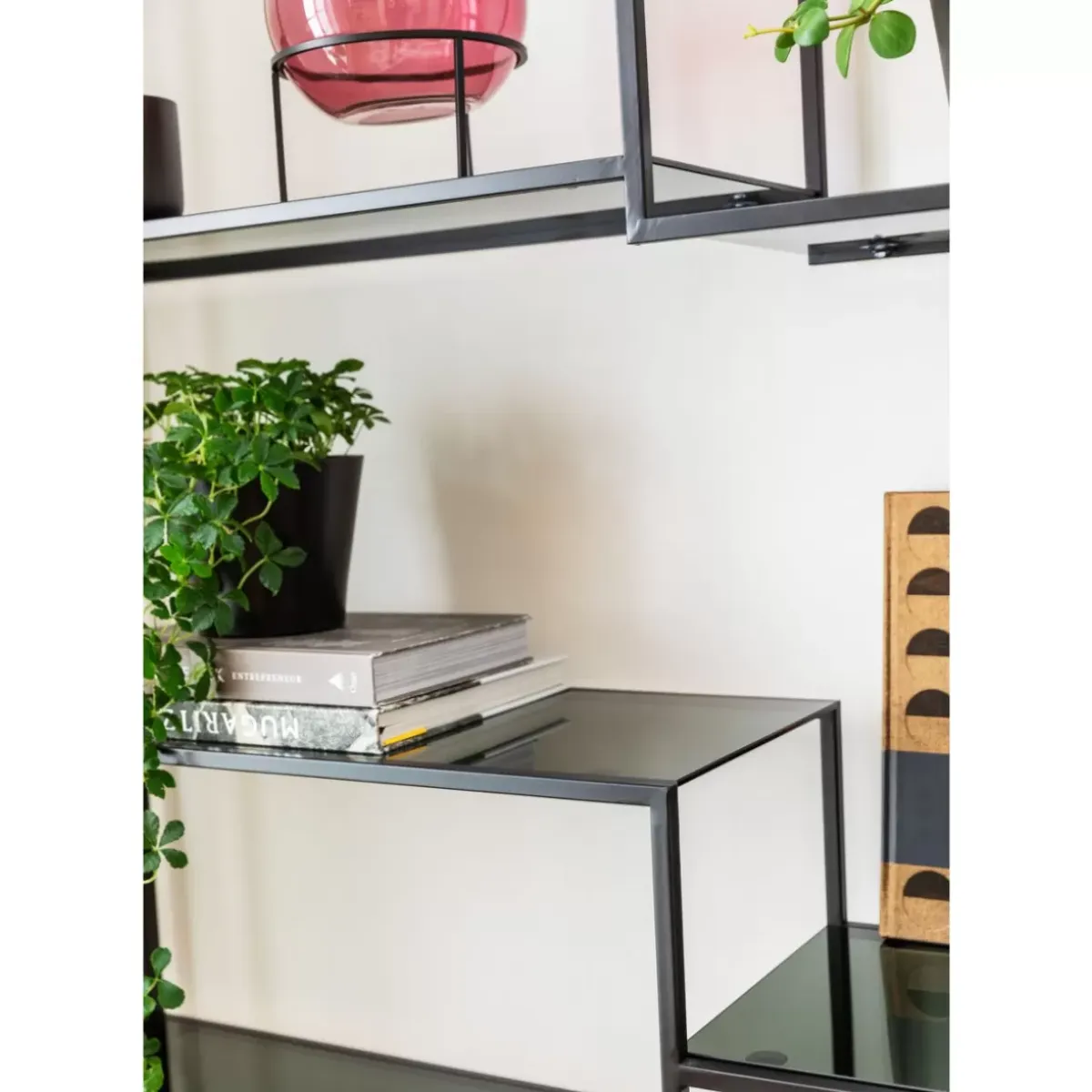 Regal Loft Schwarz 195X115 Regale