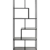 Regal Loftie Schwarz 77X185Cm Regale