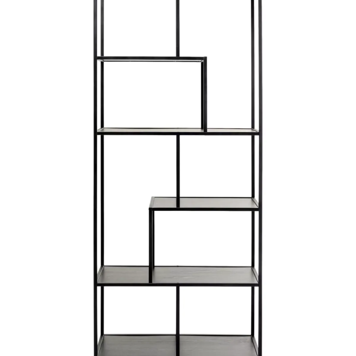 Regal Loftie Schwarz 77X185Cm Regale