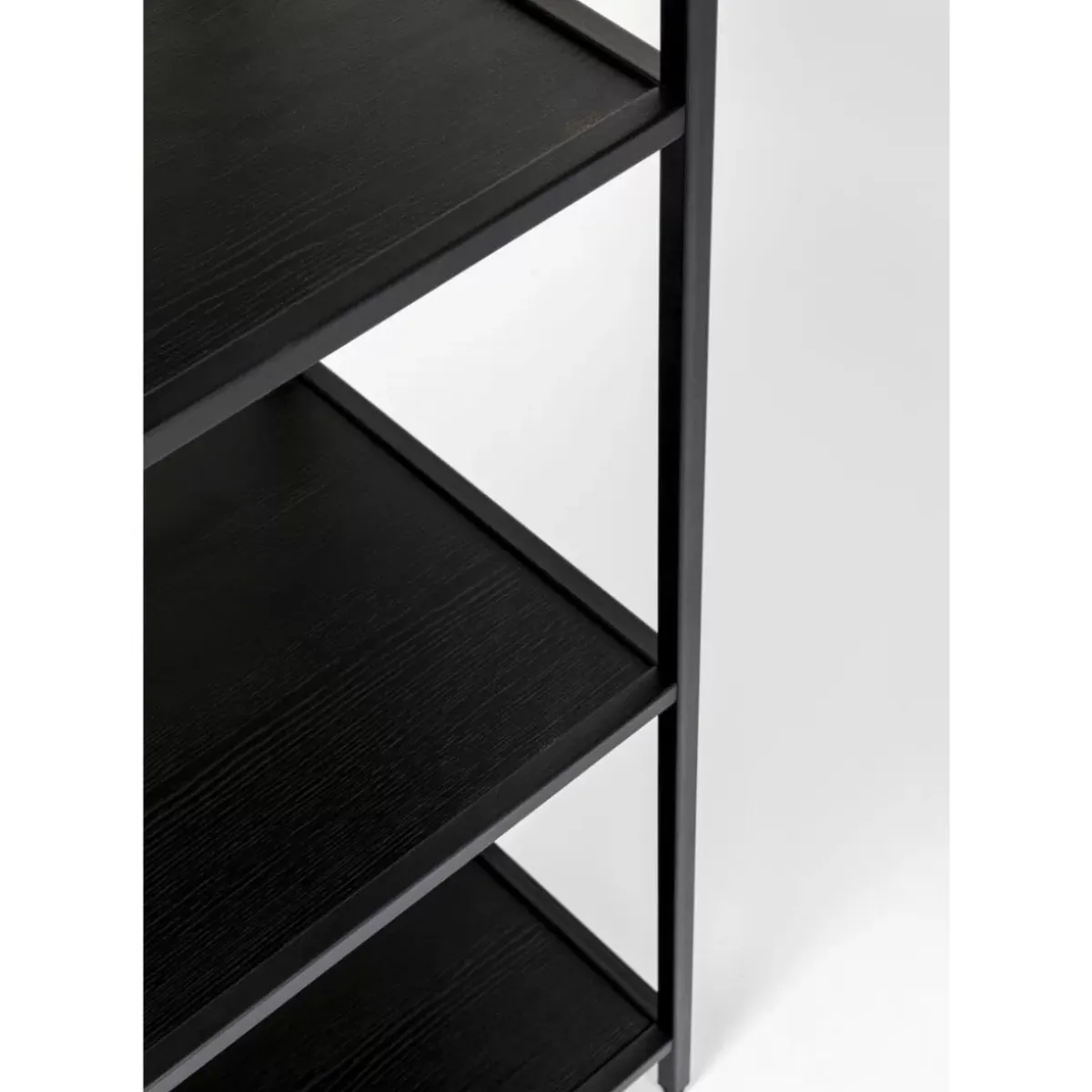 Regal Loftie Schwarz 77X185Cm Regale