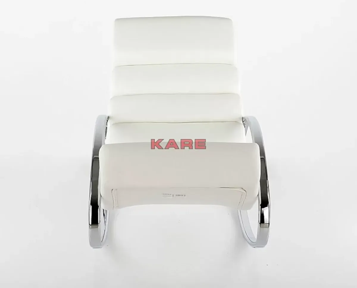 Schaukelsessel Manhattan White Sessel