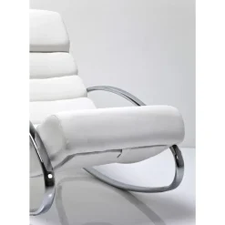 Schaukelsessel Manhattan White Sessel