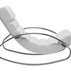 Schaukelsessel Manhattan White Sessel