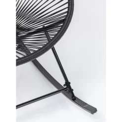 Hot Schaukelstuhl Acapulco Schwarz Outdoormöbel