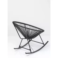 Hot Schaukelstuhl Acapulco Schwarz Outdoormöbel