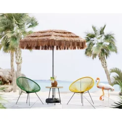 Hot Schirmstander Hawaii Schwarz Outdoor
