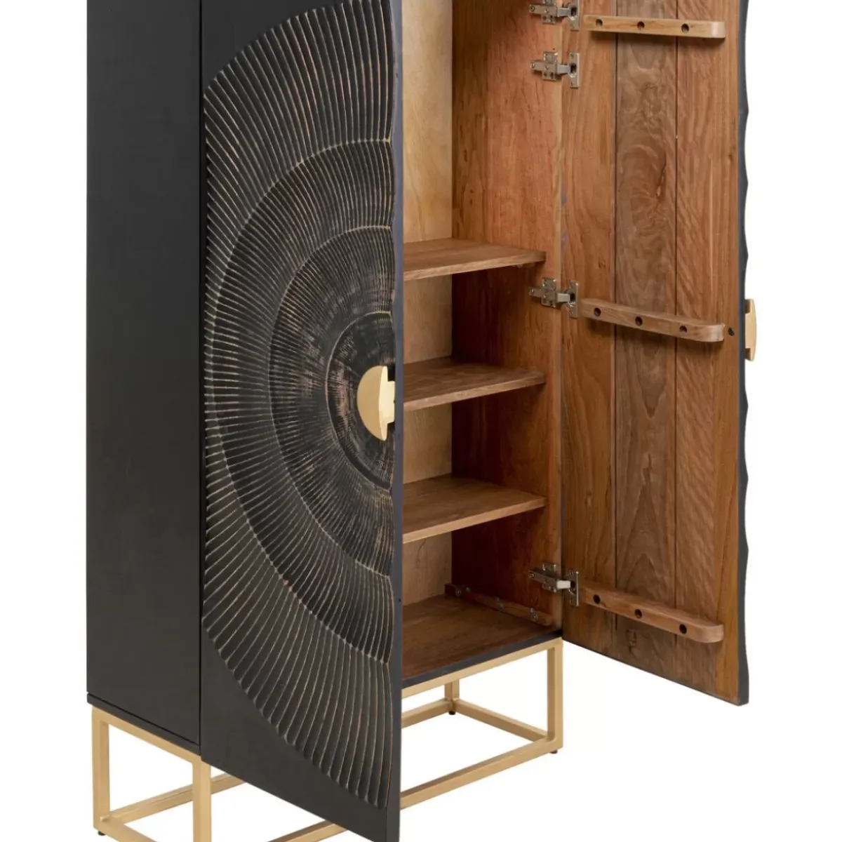 Clearance Schrank Madeira Dunkel 76X140Cm Regale