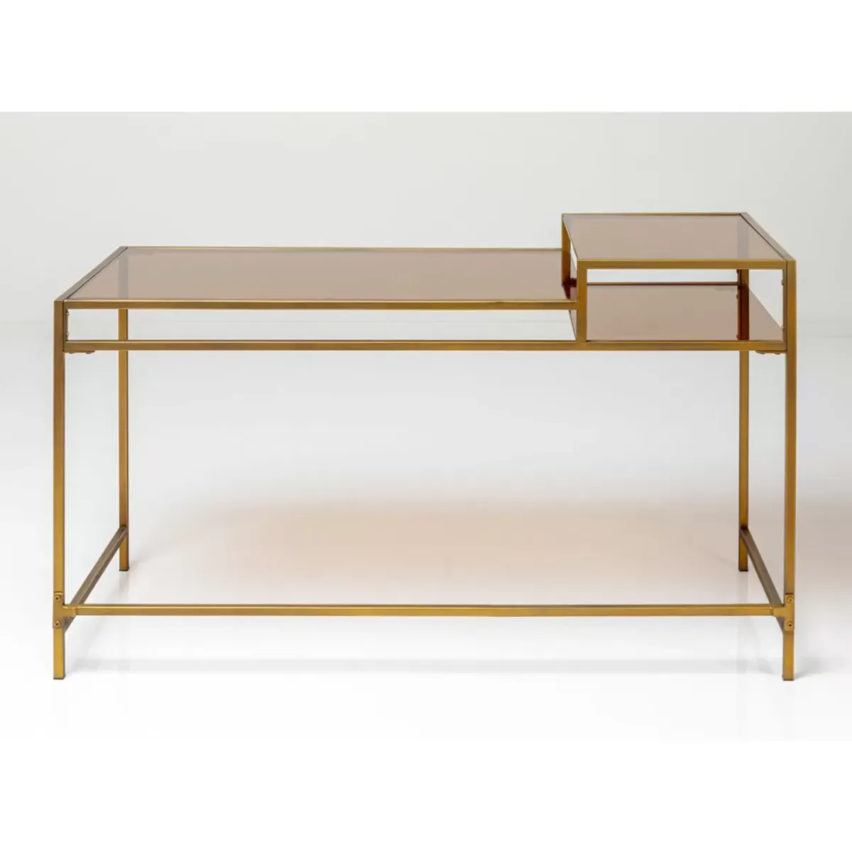 New Schreibtisch Loft Gold 134X60Cm Tische