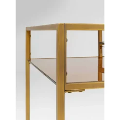 New Schreibtisch Loft Gold 134X60Cm Tische