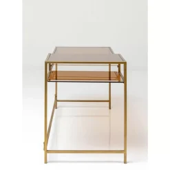 New Schreibtisch Loft Gold 134X60Cm Tische