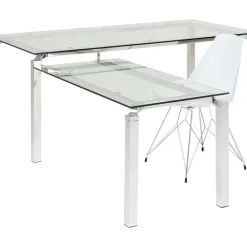 Best Schreibtisch Lorenco Chrom Winkelcombi 210X180Cm Tische