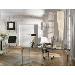 Best Schreibtisch Lorenco Chrom Winkelcombi 210X180Cm Tische