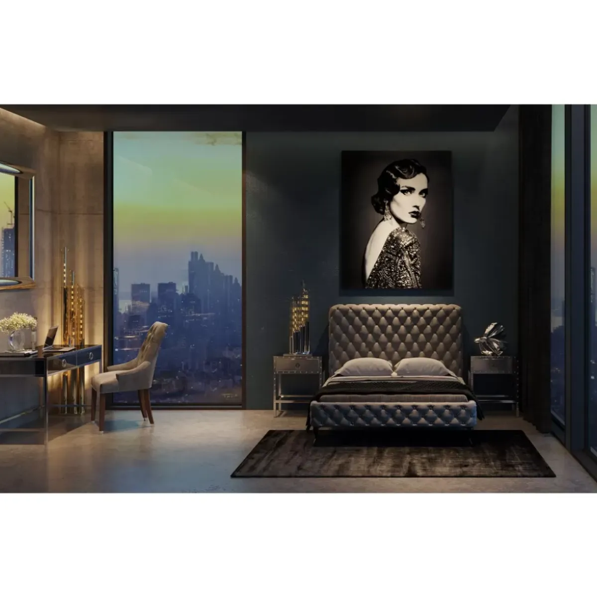 Outlet Schreibtisch Moonscape 120X60Cm Tische