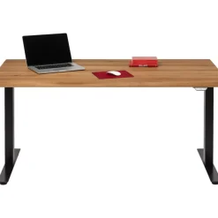 Online Schreibtisch Office Jackie Eiche Schwarz 160X80 Tische