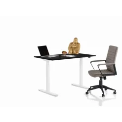 New Schreibtisch Office Smart Weis Schwarz 120X70 Tische