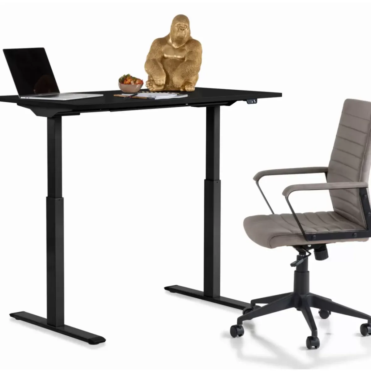 Sale Schreibtisch Office Smart Schwarz Schwarz 120X70 Tische