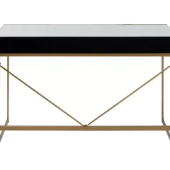 Discount Schreibtisch Soran Gold 120X50Cm Tische
