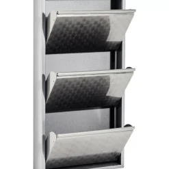 Schuhkipper Caruso 3-Er Silber/Geflext Kleinmöbel & Sonstiges
