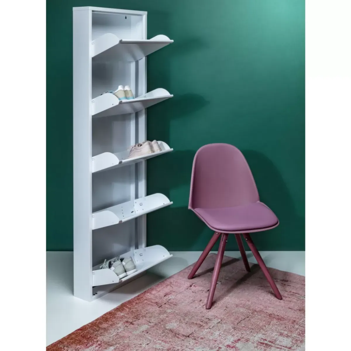 Outlet Schuhkipper Caruso 5-Er Weiss Kleinmöbel & Sonstiges
