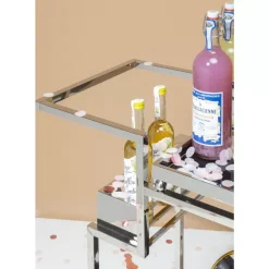 Best Servierwagen Barfly Silber Tische
