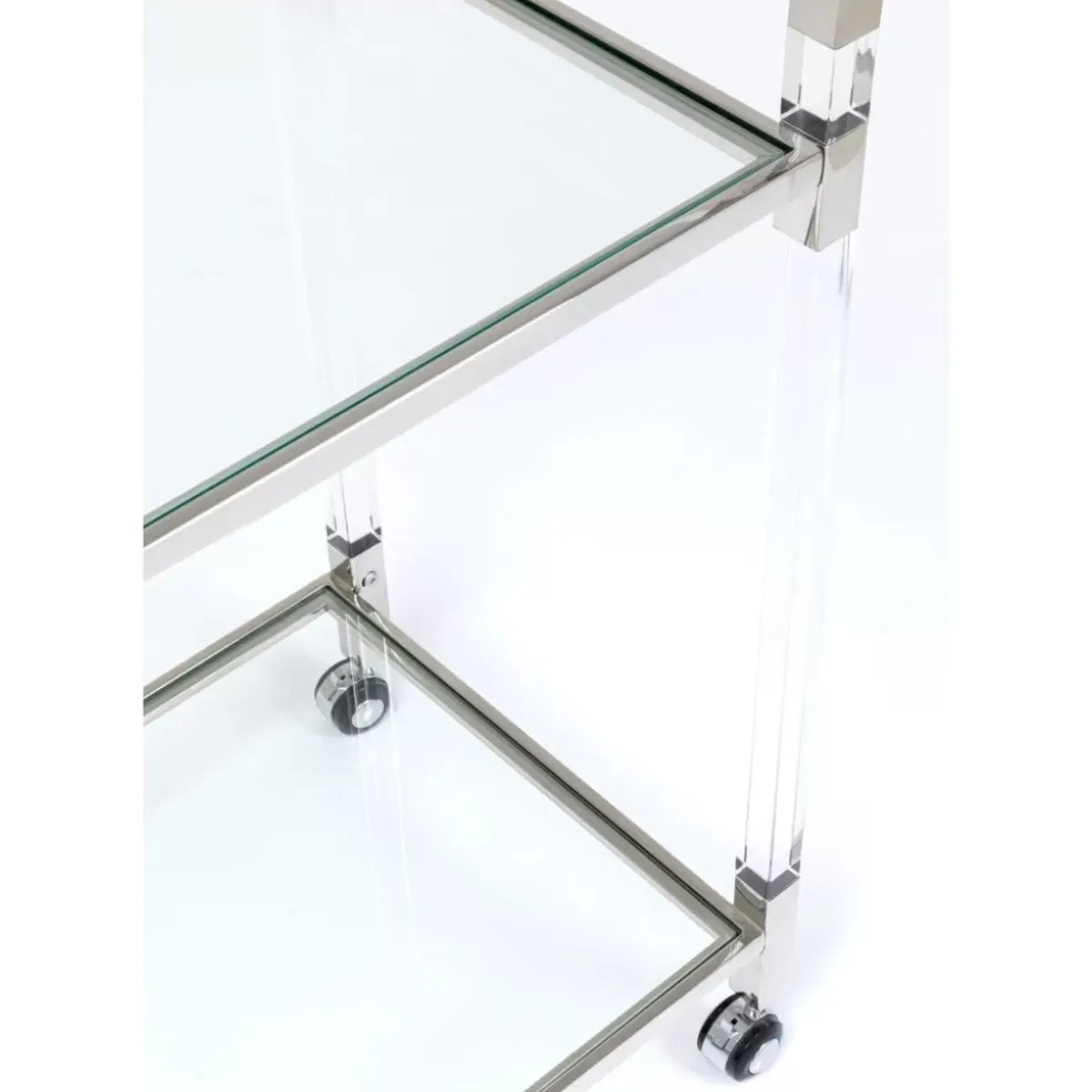 Servierwagen Josy Silber Tische