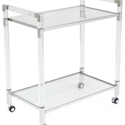 Servierwagen Josy Silber Tische