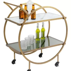 Servierwagen Loft Brass Tische