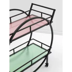 Sale Servierwagen Rainbow Rund Tische