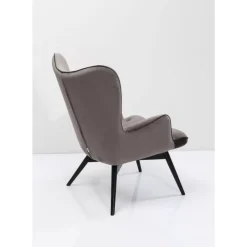 Outlet Sessel Black Vicky Velvet Grau Sessel