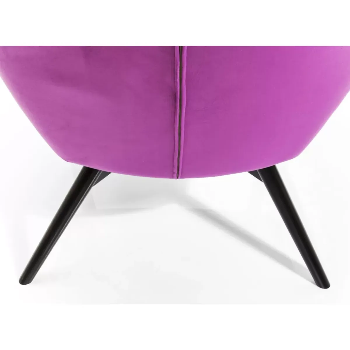 Best Sessel Black Vicky Velvet Purple Sessel