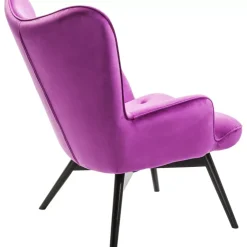Best Sessel Black Vicky Velvet Purple Sessel