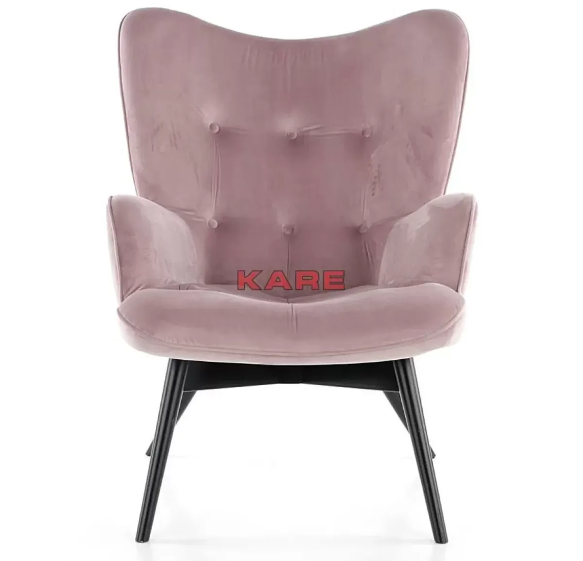 Best Sessel Black Vicky Velvet Rose Sessel