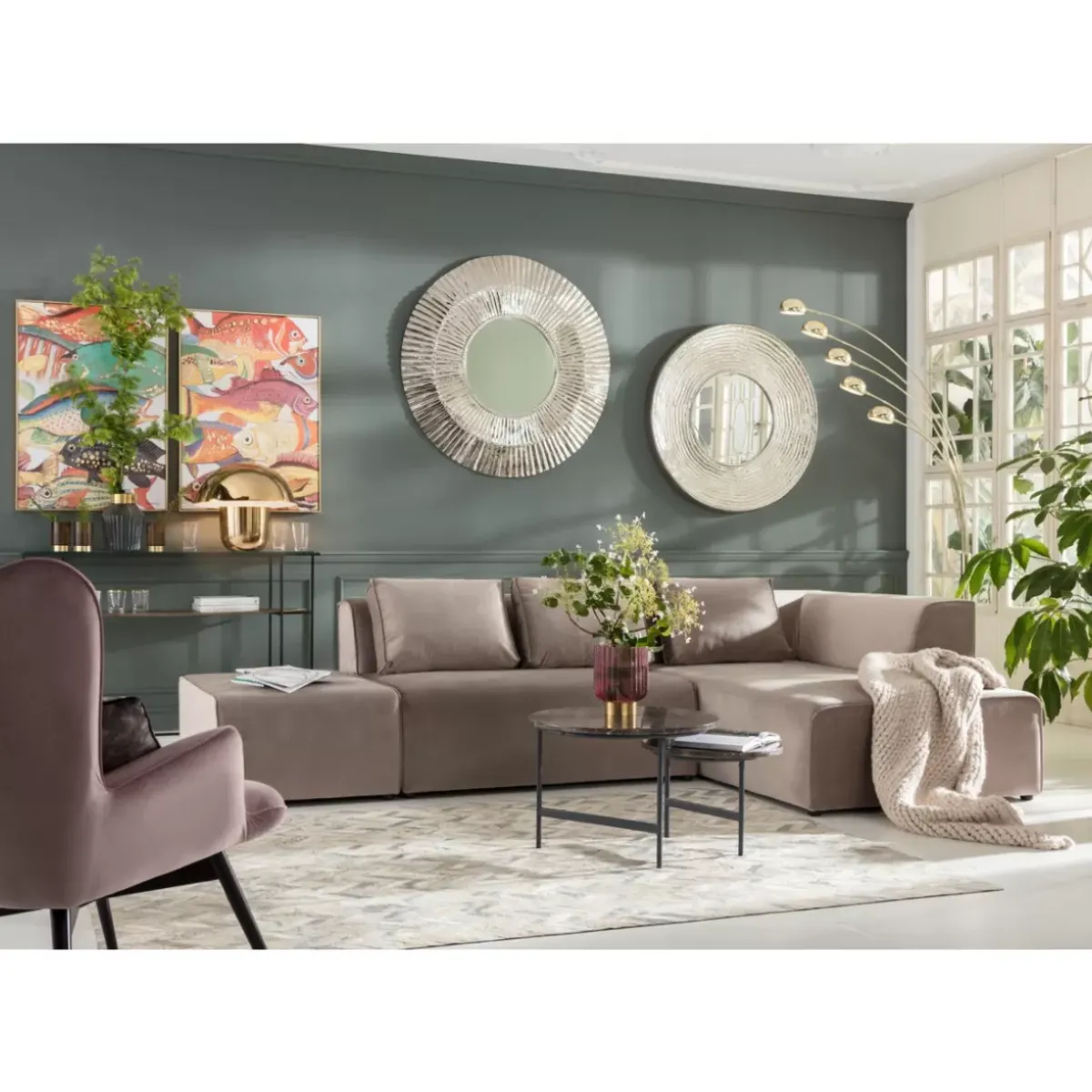 Best Sessel Black Vicky Velvet Rose Sessel