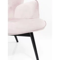 Best Sessel Black Vicky Velvet Rose Sessel