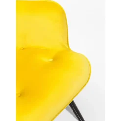 Clearance Sessel Black Vicky Velvet Yellow Sessel