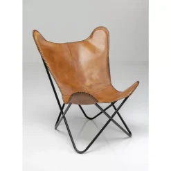 Sessel California Leder Braun Sessel