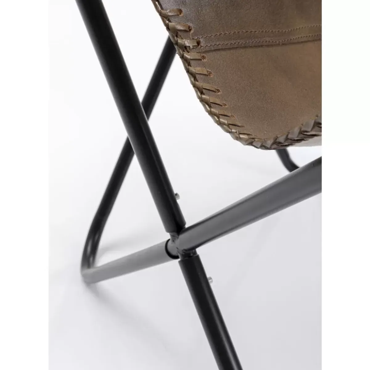 Clearance Sessel California Leder Dunkelbraun Sessel