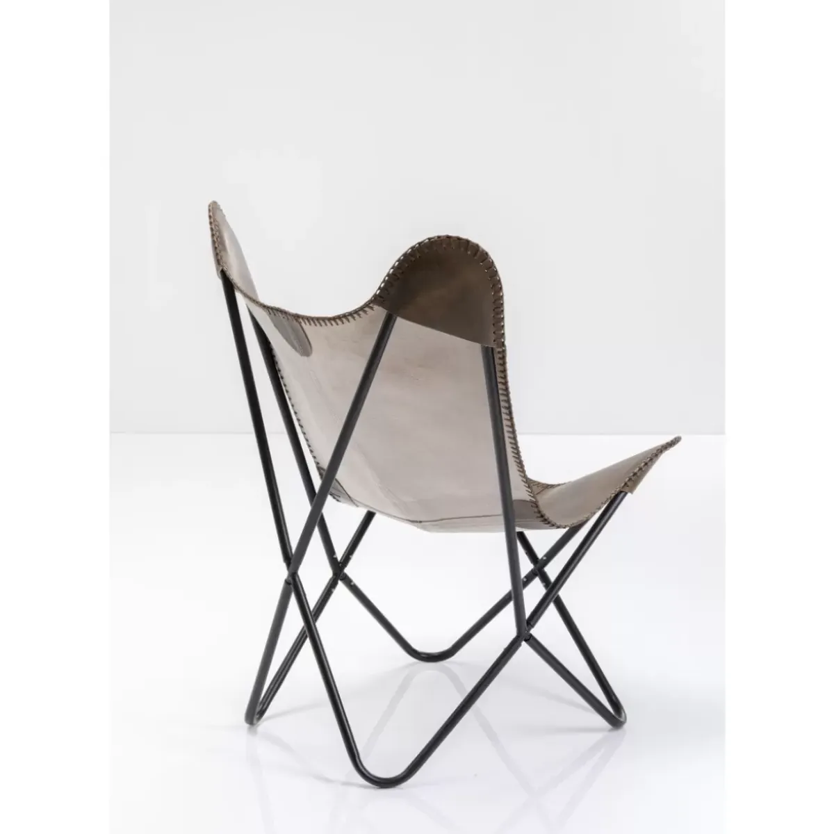 Clearance Sessel California Leder Dunkelbraun Sessel