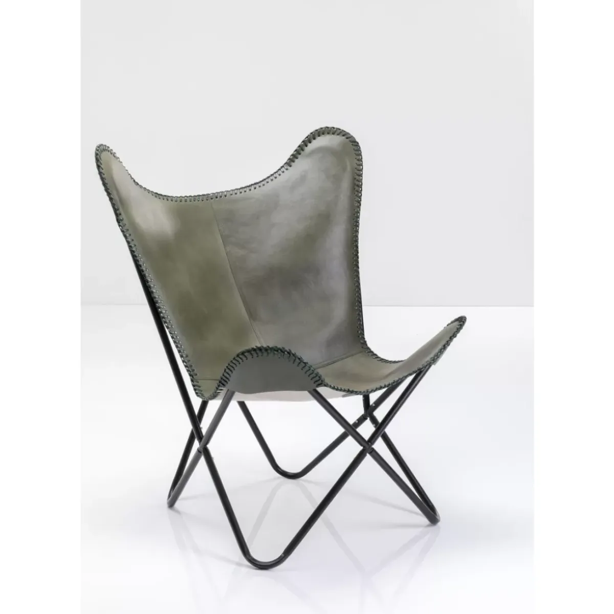 Best Sessel California Leder Khaki Sessel