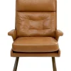 Online Sessel Mit Hocker Breno Braun Sessel