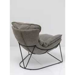 Hot Sessel Mit Hocker Snuggle Grau (2/Tlg) Sessel