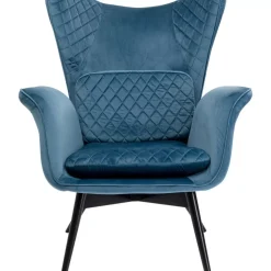 New Sessel Tudor Velvet Petrol Sessel
