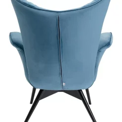 New Sessel Tudor Velvet Petrol Sessel
