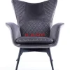 Clearance Sessel Tudor Velvet Silbergrau Sessel