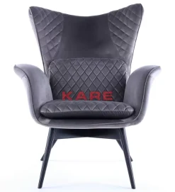 Clearance Sessel Tudor Velvet Silbergrau Sessel